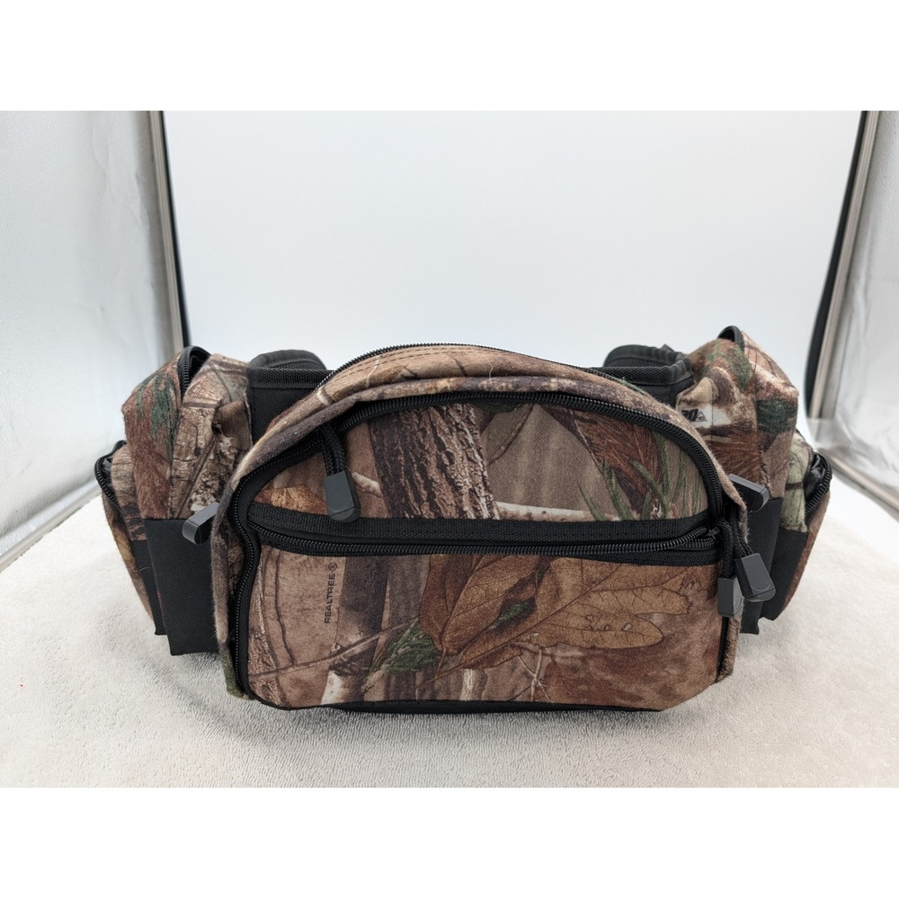 Allen Company Realtree Camo Hunting Waist Pack Multi Pocket Fanny Pack Brown